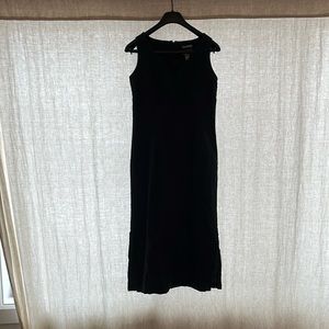 100% linen midi dress